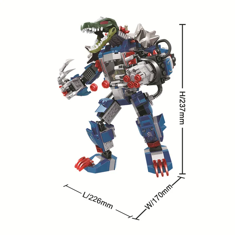 Военная серия биохимическая война мутант крокодил Робот Мех войны мини солдат фигурки строительные блоки игрушки для детей Подарки
