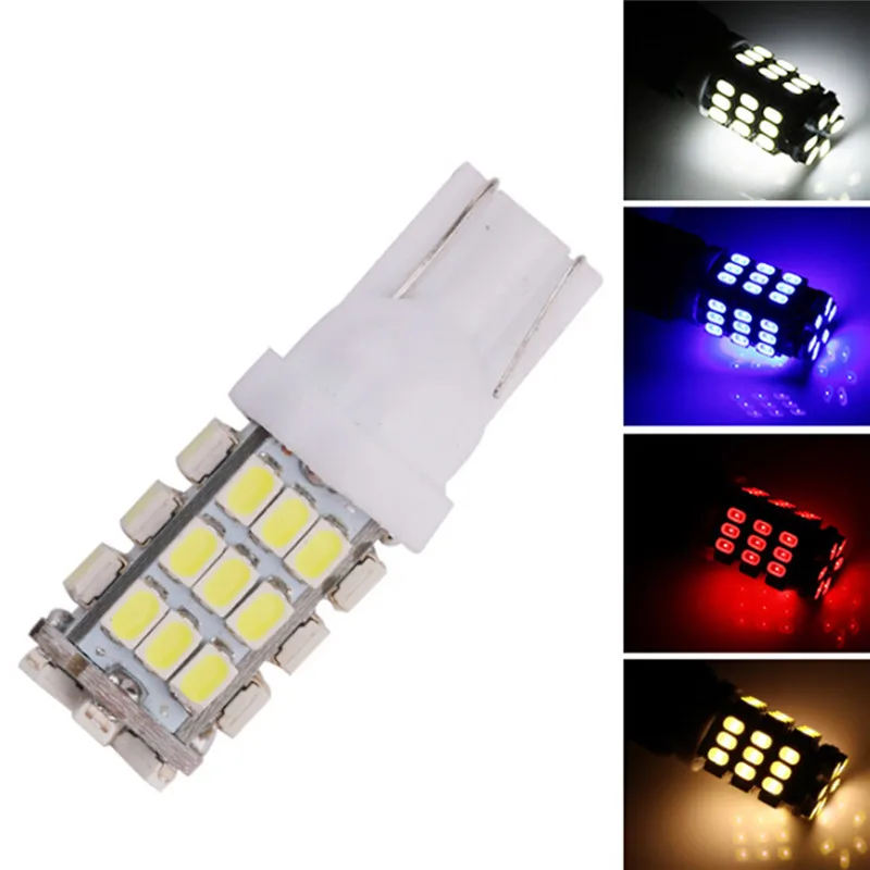 

1Pcs Colorful 168 192 Marker DC12V W5W T10 42 LED SMD 3020 Car Auto Bulbs Turn Signal Lights 1206 Interior LED Lamps