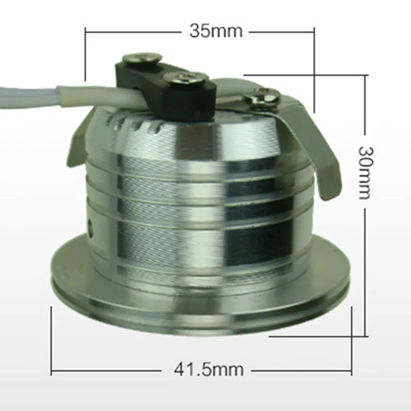 DC12V 1W Скрытая установка мини светодиодсветодиодный лампы для шкафа чулана мотор