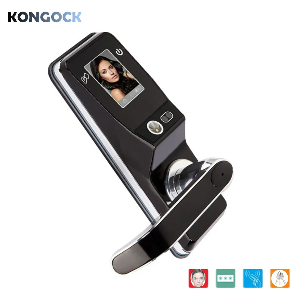 

Facial recognition Electronic smart door lock, security digital password keyless lock & card access for home and hotel apartment