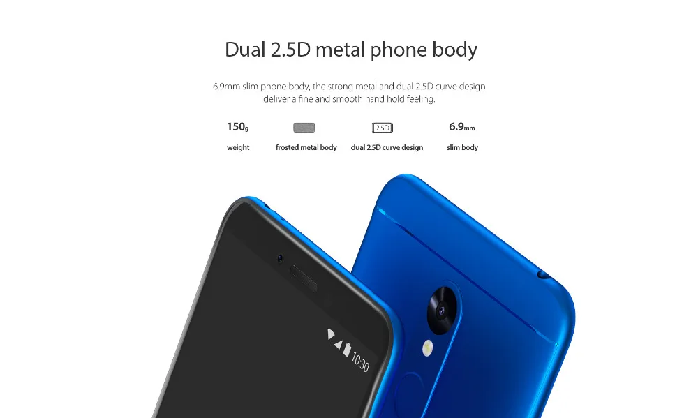 Смартфон Vernee M6 4 Гб ОЗУ 64 ПЗУ 5 7 дюймов 18:9 полный экран MT6750 четыре ядра Android 0 3300 мА/ч