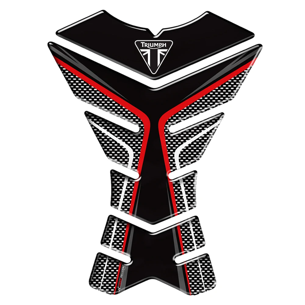 For Triumph 675R Tiger 800 XC Speed Triple Tankpad 3D Motorcycle Tank Pad Protector Decal Stickers