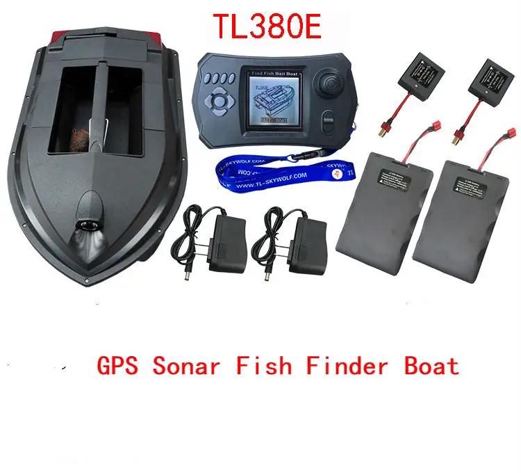 

PDDHKK Smart Rc Fishing Boat With 300M Remote Control Bait Boat GPS Location Fish Finder Ship Boat 1.5KG Load Fish Finder Model