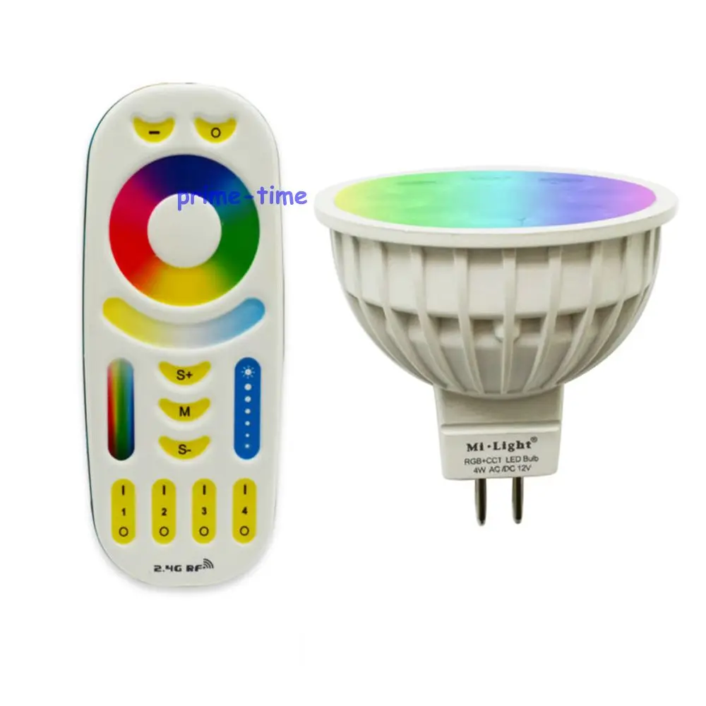 Светодиодный светильник Mi. 4W RGB + CCT MR16 точечный 12 В переменного/постоянного тока