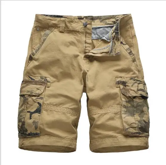 Мужские шорты Летние повседневные хлопковые шорты большого размера длиной до колена мужская верхняя одежда модные эластичные свободные однотонные шорты с принтом