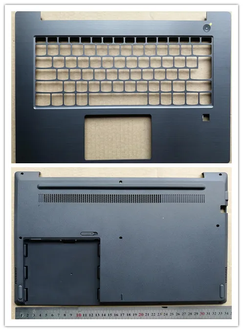 Верхний чехол для ноутбука, базовая крышка с отпечатков пальцев отверстие+ нижняя крышка для lenovo E43-80 E4380 V330 V330-14IKB