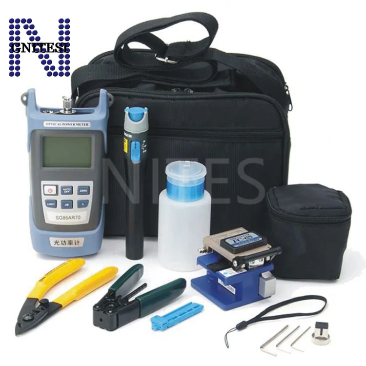 

Hot sale! FTTH Fiber optical Tool Kit with optical power meter + stripping pliers + 5km red laser pointer