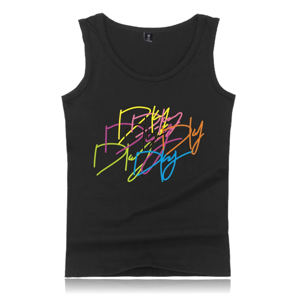 New Seventeen 17 Tank Tops Gradient Color Shirt Unisex HOSHI Summer Tees Clothing | Мужская одежда
