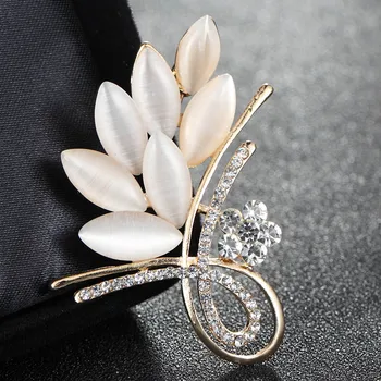 

12pcs/lot Whole Flower Brooches Jewelry For Women Christmas Gifts Fashion women's Wedding Hijab Accessory Bridal Broches Bijoux