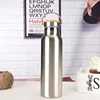Stainless Steel Thermos Double Wall Vacuum Insulated Travel Water Bottles Flask Cup with Bamboo Lid Biking Camping Hiking Kettle 4