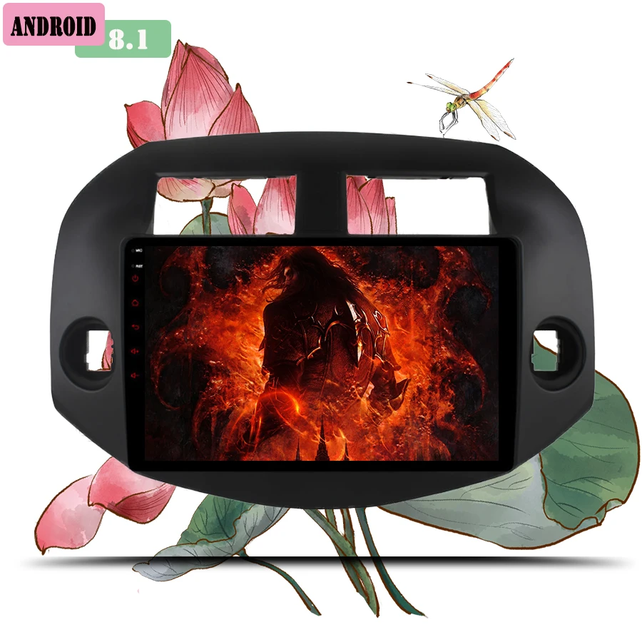 Для Toyota RAV4 RAV 4 2007 2009 2011 автомобильное радио fm dvd gps ГЛОНАСС экран развлечения