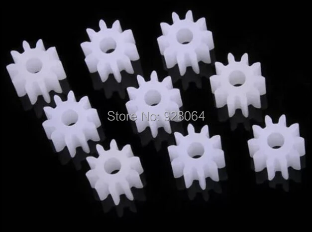 30pcs / toy gear /0.5 modulus 2mm shaft hole 10teeth 6mm diameter 5mm thickness DIY model accessories 102A | Игрушки и хобби