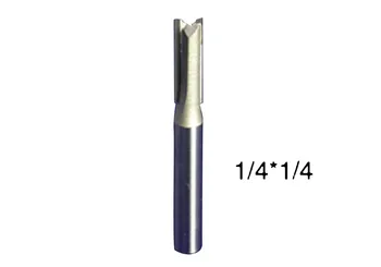 

1Pc Double Flute Straight Cutting CNC Router Bit Flush Trim bit Mill Cutter Slot Carving Tool free shipping