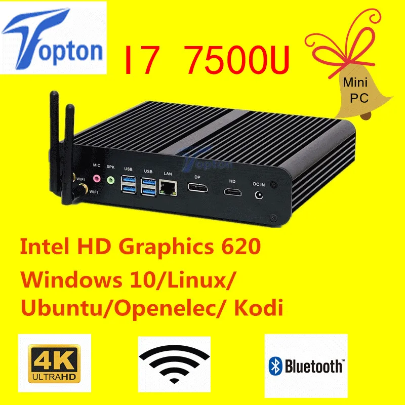 Lowest Price Intel i7 7500U Fanless Mini PC Windows10 300M Wifi Competer 3-year warranty Lowest Price Intel i7 7500U Fanless Mini PC Windows10 300M Wifi Competer 3-year warranty