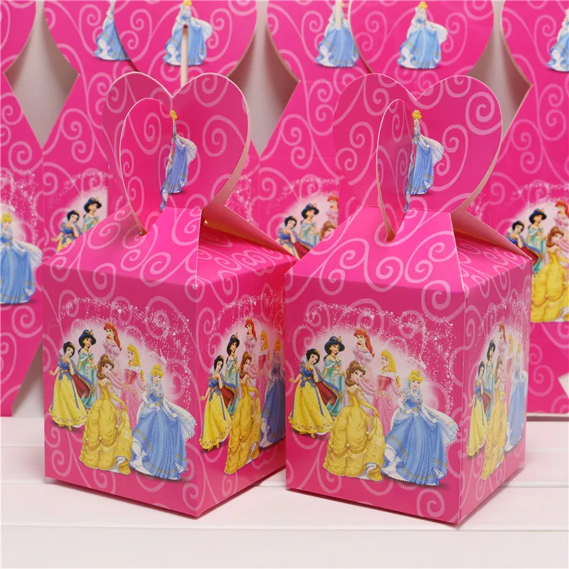 Birthday Party Favor Boxes Disney Favor Box Cinderella Party Favor Kids Box