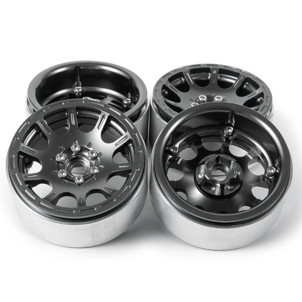 2,2 дюймов Beadlock Колесные диски#25 tide цвет для Axial Wraith 90018 1/10 RC Гусеничный