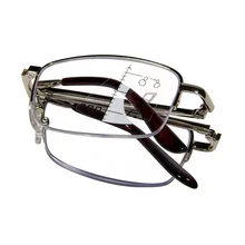 Складные мульти фокус прогрессивные очки для чтения для мужчин и женщин синий свет блокировка очки унисекс очки для дальнозоркости лучшие подарки