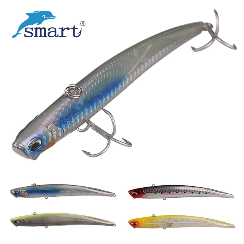 

Smart VIB Fishing Lure 14cm/30.5g VMC Hook Artificial Hard Bait Sinking Wobbler Pesca Leurre Peche Swimbait Ice Fishing Tackle