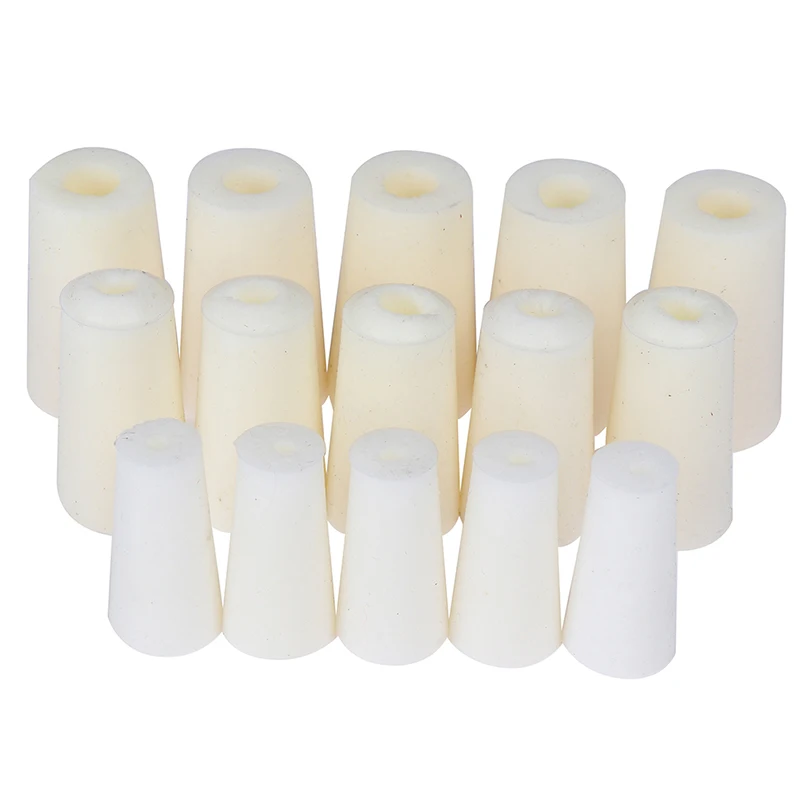 

5pcs silicone cap laboratory test tube plug wine plug shut-closing valve hole