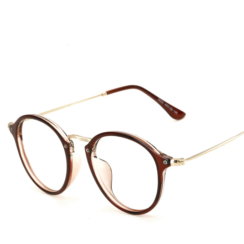 New Fashion Cat Eye Frame Glasses Men Women Round Eyewear Frames Brand