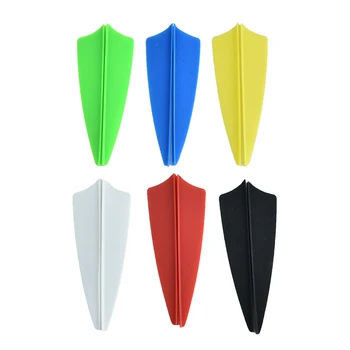

10Pcs/100pcs 2.5" Shield Cut Feathers Hunting TPU Arrow Vane Arrow Accessories