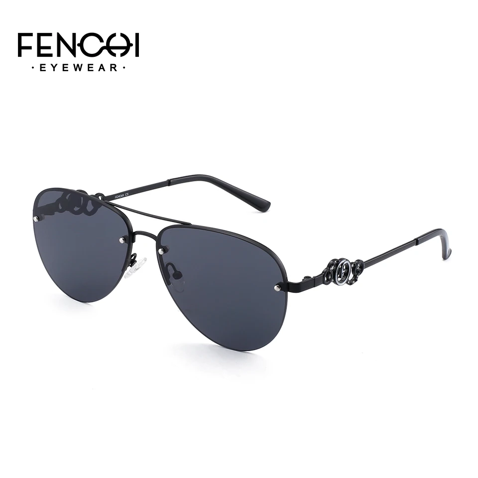 FENCHI Солнцезащитные очки женские Ретро брендовые дизайнерские очки для вождения Модные Классические Винтажные Солнцезащитные очки розовые зеркальные lunette soleil femme - Цвет линз: C5 Grey