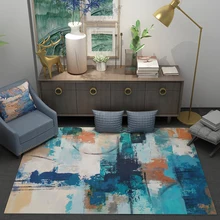 Современный в стиле минимализма нордический абстрактный художественный 3D ковер гостиная прихожая Диванный кофейный столик спальня Нескользящий Впитывающий Коврик