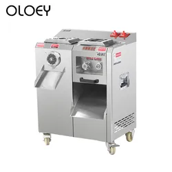 Planche à découper La Viande Trancheuse Commerciale Appareils En Acier Inoxydable Haute Puissance Amovible Électrique Trancheuse Déchiqueter La Viande Hachée Lavement Machine 