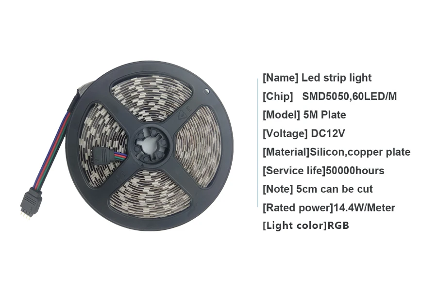 5 м Светодиодная лента 5050SMD лента Светодиодная гибкая лампа RGB теплый wihte красный зеленый синий 12 В постоянного тока