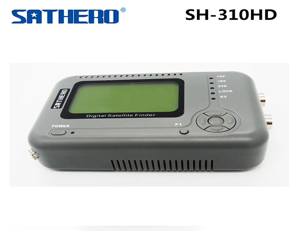 Newest SATHERO SH-310HD Digital Satellite Finder DVB-S2 & DVB-T2 Combo Signal Finder DVB-S Satfinder DVB-T Digital Signal Meter