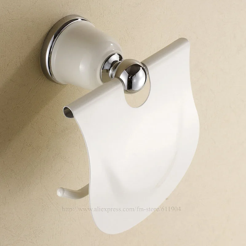 Bathroom Accessories Toilet Paper Holder White 303050501