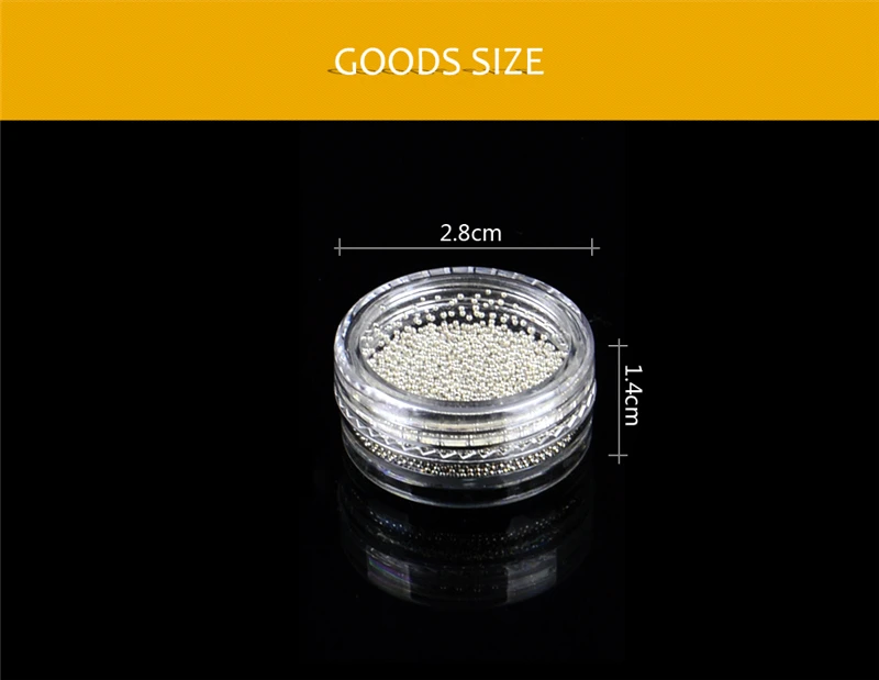 1 бутылка золото серебро 3D икра бусины Жемчужины для украшения ногтей Стразы украшения DIY аксессуары для ногтей инструменты для маникюра