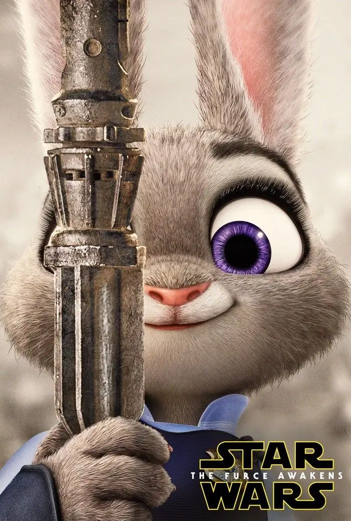 

Zootopia Anime Movie Fabric poster 20"x 13" Decor 04