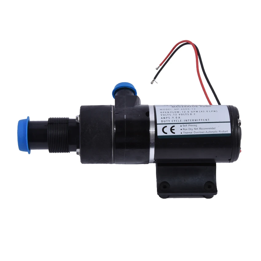 

New MP-4500 Cutting Type Sewage Pump Household Toilet Garbage Pump Kitchen No Clogging DC 12V 24V Sewage Pump 45/12 (lpm / gpm)