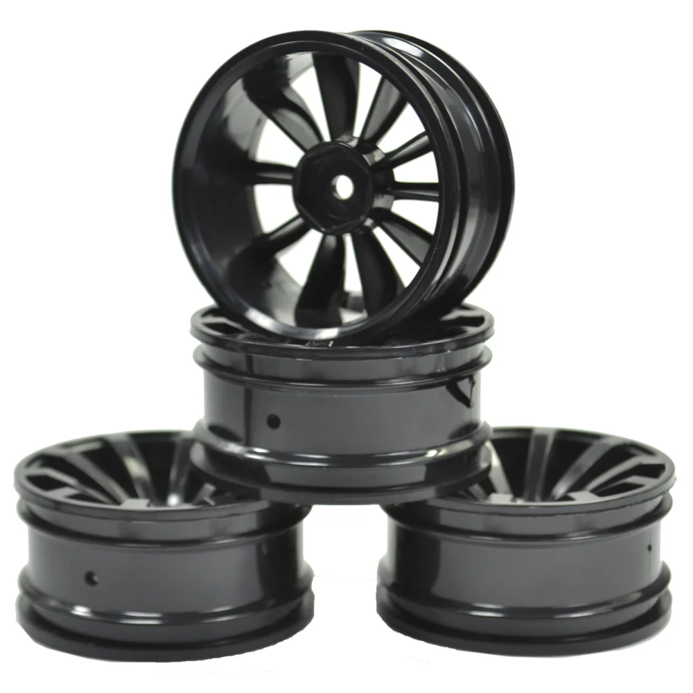 1/10 RC Пластиковые 6 мм колесные диски для HSP HPI Kyosho Tamiya на дороге|wheel rim offset|plastic wheelwheels