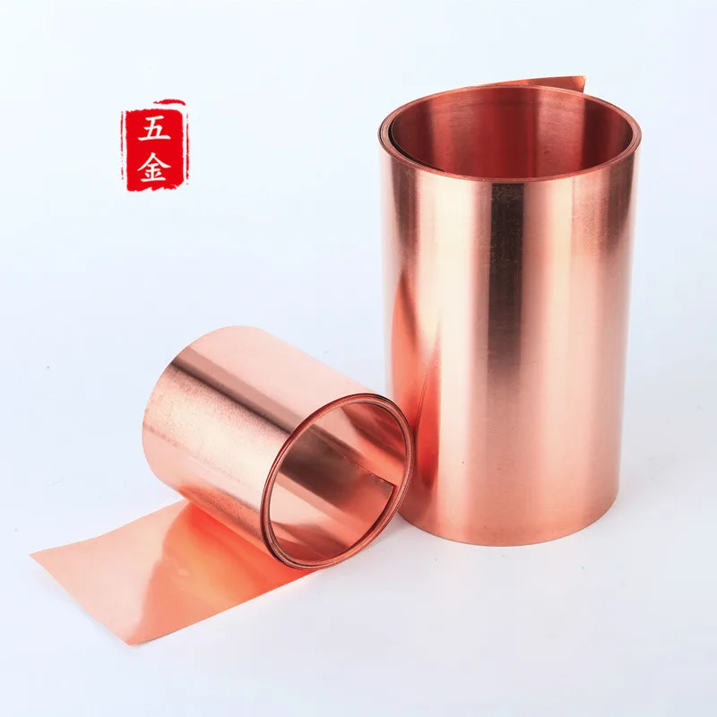 

Pure Copper Sheet, Skin, Foil, Copper Strip 0.05 0.1 0.20.3 0.40.5 Mm