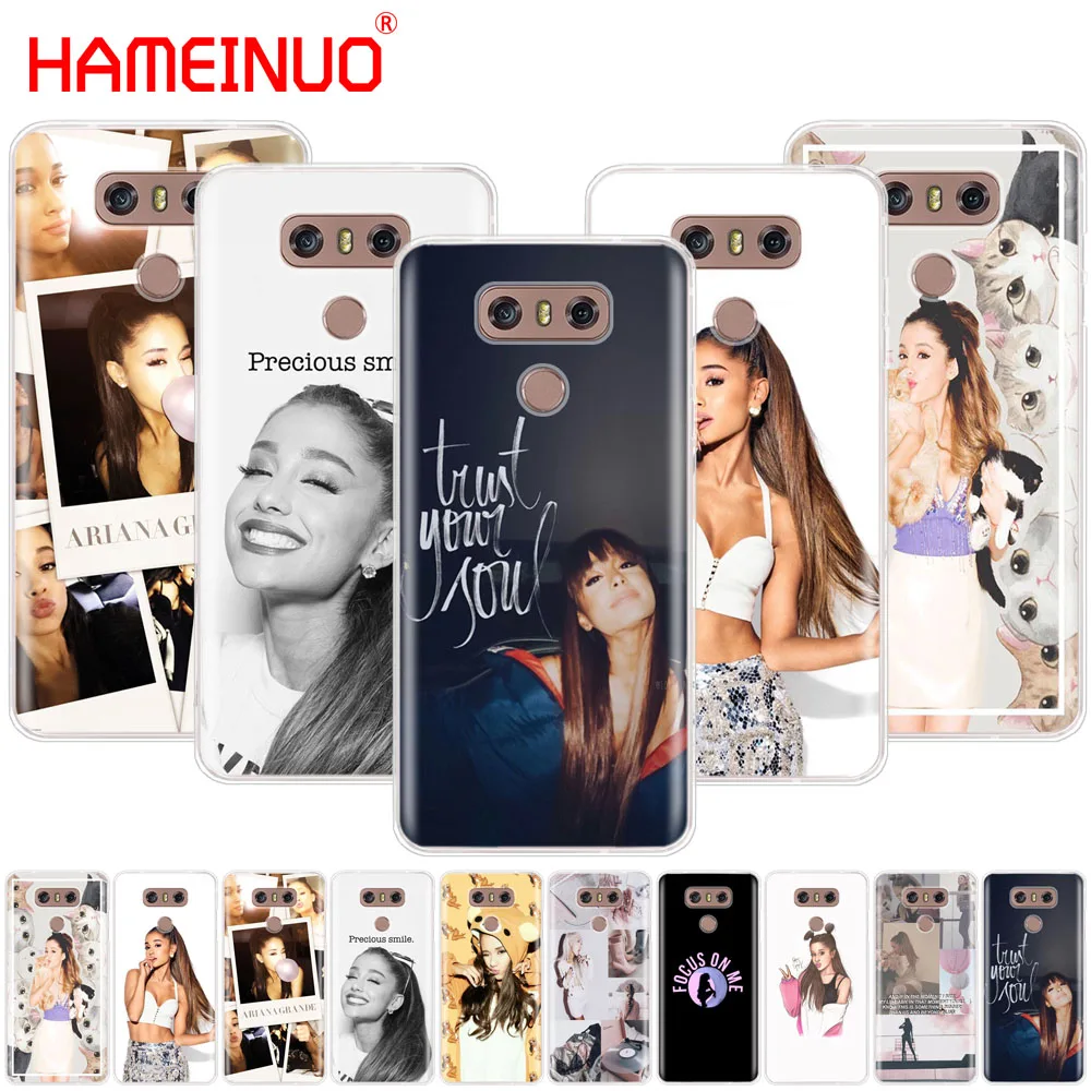 HAMEINUO Ariana Grande сексуальный чехол для телефона LG G7 Q6 G6 MINI G5 K10 K4 K8 2017 2016 X POWER 2 V20 V30