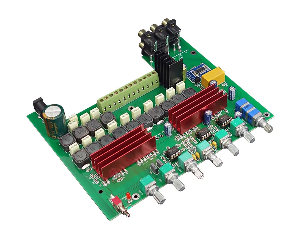 WL60 TPA3116D2 Bluetooth 4,2 Плата усилителя 5,1 каналов аудио усилители 100WX1+ 50WX5 с регулировкой высоких частот