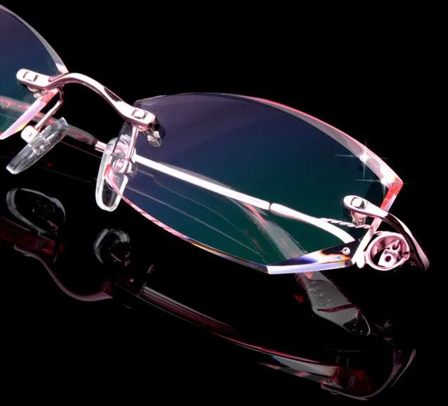 Alloy Frame Prescription Eyeglasses for Women HMC Aspherical Optical