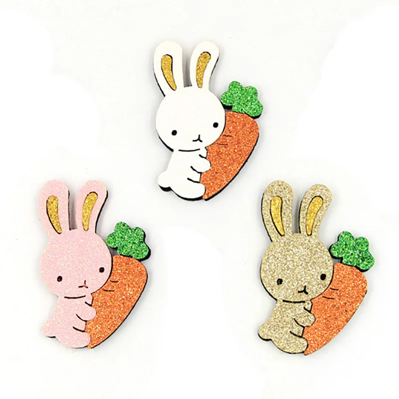

Easter bunny 45x65mm Felt- Party Supply- DIY Supply- Felt Glitter Craft- Hair Bows- DIY Craft