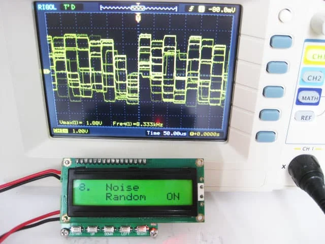 DDS Signal generator noise output