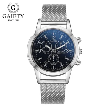 

Mens Analog Quarts Watches Fashion Faux Leather Blue Ray Men Wrist Watch 2019 Mens Watches Top Brand Luxury Casual Watch Clock