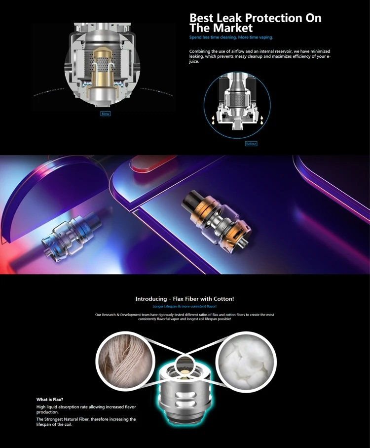 Original Vaporesso SKRR Vape Tank 8ml Electronic Cigarett Atomizer with Quadflow Air Distribution System QF Strips SK CCELL Coil (3)