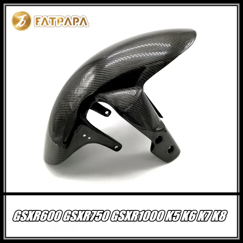 

FOR Suzuki GSXR600 GSXR750 2006-2010 GSXR1000 2005- 2008 K5 K6 K7 K8 Motorcycle Parts Fairing Carbon Fiber Front Fender