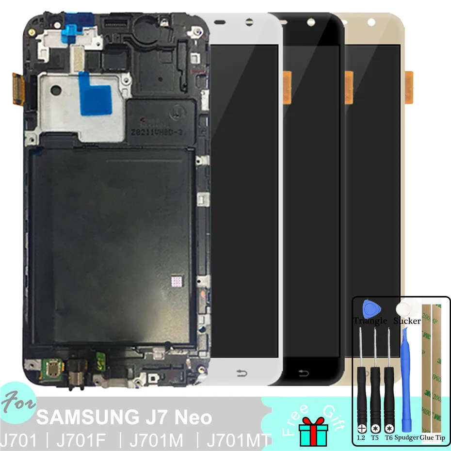 J7 Neo j701/j701F/M/MT lcd для Samsung Nxt J701F J701M J701 Core LCD дисплей сенсорный экран дигитайзер рамка