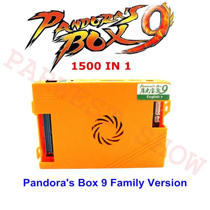 

New arrival 1500 in 1 Game PCB Board Pandora Box 9 arcade game family motherboard For Arcade Game console Support HDMI VGA