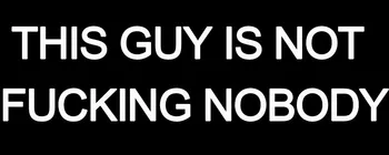 

Saying This guy is not nobody Mutant and Proud Iron on Lovely Embroidered Cloth Patch For Girls Boys Clothes Stickers