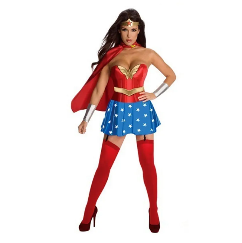 fantasia mulher maravilha vestido