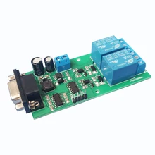 Single-chip serial communication / dual / two-way relay module / circuit board / computer control switch PLC Single-chip serial communication / dual / two-way relay module / circuit board / computer control switch PLC