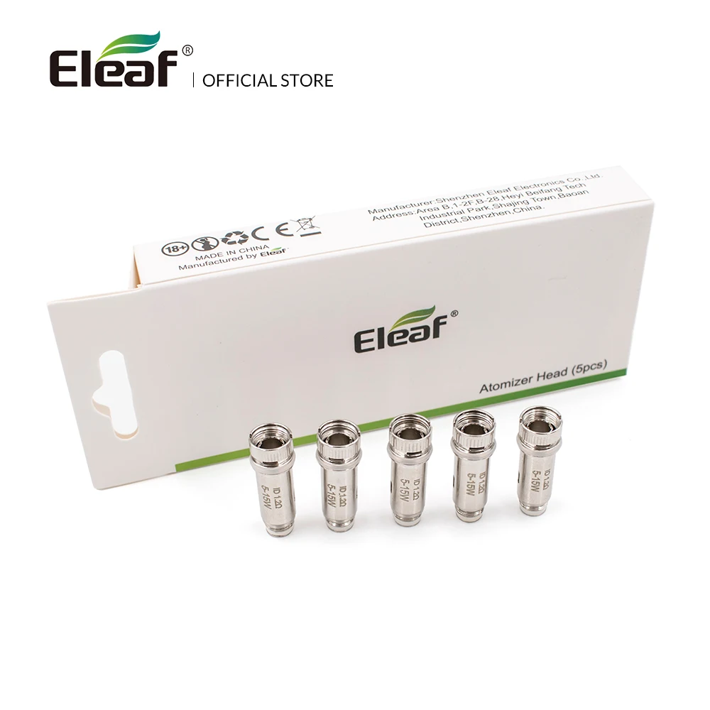 

USA Warehouse 5/10/15PCS Original Eleaf ID 1.2ohm Head coil replacement coil for Eleaf iCard kit Electronic Cigarette